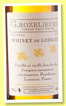 Rozelieures (40%, OB, Grallet Dupic, France, Lorraine, single malt, +/-2014)