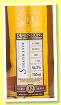 Strathclyde 32 yo 1980/2012 (54.2%, Duncan Taylor, Dimensions, cask #1499, 123 bottles) 