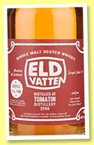Tomatin 2004/2014 (59.1%, Svenska Eldvatten, sherry butt, 168 bottles)