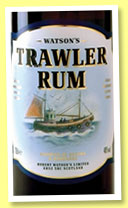 Watson's 'Trawler Rum' (40%, Ian McLeod, blended rum, +/-2013)