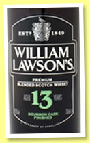 William Lawson's 13 yo (40%, OB, blend, bourbon cask finish, +/-2014)