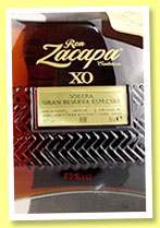 Zacapa 'Centenario XO Solera Gran Reserva Especial' (40%, OB, Guatemala, decanter, +/-2013)