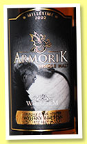 Armorik 12 yo 2002/2014 (55.7%, OB, France, Bretagne, oloroso, cask #3298, 723 bottles)