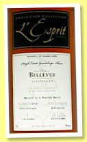 Bellevue 1998/2010 (46%, L'Esprit, Guadeloupe, cask #3, 236 bottles)