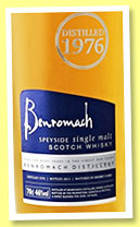 Benromach 1976/2012 (46%, OB, sherry cask)