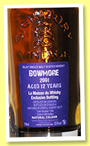 Bowmore 12 yo 2001/2014 (57.9%, Signatory Vintage for La Maison du Whisky, refill sherry, cask #1368, 595 bottles)