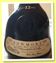Bowmore 12 yo ‘Bicentenary’ (43%, OB, for Germany, 1979)