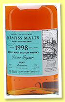 Bowmore 1998/2014 'Cacao Geyser' (46%, Wemyss Malts, butt, 737 bottles)