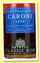 Caroni 34 yo 1974 (46%, Bristol Spirits, Trinidad, +/-2008)