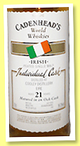 Cooley 23 yo 1992/2015 (55%, Cadenhead, Irish)