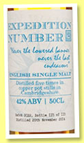 English Spirit 'Expedition Number 2' (42%, OB, malt spirit, +/-2015)