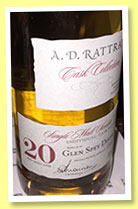 Glen Spey 20 yo 1991/2012 (48.7%, A.D. Rattray, bourbon hogshead, cask #800860, 256 bottles)
