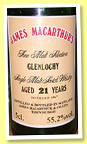 Glenlochy 21 yo (55.2%, James MacArthur, Fine Malt Selection, 5cl, 1991)