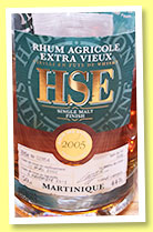 HSE 2005/2013 (44%, OB, Martinique, Agricole, Islay finish)