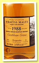 Invergordon 1988/2014 'Caribbean Crème' (46%, Wemyss Malts, barrel, 171 bottles)