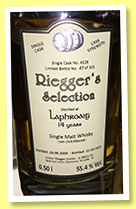 Laphroaig 14 yo 2000/2015 (55.4%, Riegger's Selection, cask #4126, 102 bottles)