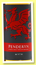Penderyn 'Myth' (41%, OB, Wales, +/-2015) 