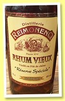 Reimonenq 6 yo 'Réserve Spéciale' (40%, OB, Guadeloupe, agricole, +/-2015)