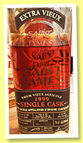 Saint James 1999/2011 (42.9%, OB, Martinique, agricole, American oak, cask #294-10-99) 