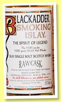 Smoking Islay (58.2%, Blackadder, single malt, cask #BA2013/451, 370 bottles, 2013)