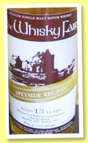 Speyside 13 yo 2001/2014 'Heavily Peated' (53.2%, The Whisky Fair, single malt, 193 bottles)