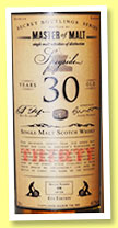 Speyside 30 yo '6th Edition' (43.7%, Master of Malt, single malt, 238 bottles, 2014) 