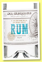 St. George 'California Agricole Rum' (43%, OB, California, Harvested 2014)