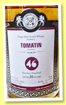 Tomatin 20 yo 1993/2014 (46%, Malts of Scotland, bourbon hogshead, cask #MoS 14006, 198 bottles)