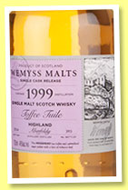Aberfeldy 1999/2014 ‘Toffee Tuile’ (46%, Wemyss Malts, hogshead, 393 bottles) 