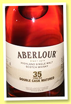 Aberlour 35 yo ‘Double Cask Matured’ (43%, OB, batch #1580, 50cl, 2015)
