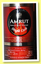 Amrut 2009/2014 (56.5%, OB, India, for Taiwan, Indian barley, PX, cask #2702, 360 bottles) Amrut 2009/2014 (56.5%, OB, India, for Taiwan, Indian barley, PX, cask #2702, 360 bottles)