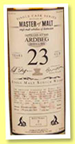 Ardbeg 23 yo 1991/2015 (50.6%, Master of Malt, bourbon, 216 bottles)