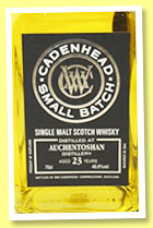 Auchentoshan 23 yo 1992/2015 (46.6%, Cadenhead, Small Batch) Auchentoshan 23 yo 1992/2015 (46.6%, Cadenhead, Small Batch)