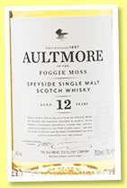 Aultmore 12 yo (46%, OB, +/-2015)
