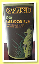 Barbados 1998/2015 (45%, Samaroli, cask #11, 250 bottles)
