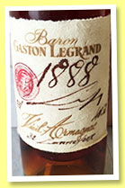 Baron Gaston Legrand 1888 (40%, OB, Armagnac, +/-2010) Baron Gaston Legrand 1888 (40%, OB, Armagnac, +/-2010)