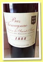 Baron de Saint-Feux 1888/2007 (40%, OB, Bas-armagnac) Baron de Saint-Feux 1888/2007 (40%, OB, Bas-armagnac)