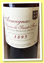 Baron de Saint-Feux 1893/2007 (40%, OB, Armagnac) Baron de Saint-Feux 1893/2007 (40%, OB, Armagnac)
