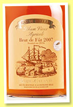 Bielle 2007 ‘Brut de fût’ (57.3%, OB, Marie-Galante, +/-2015) Bielle 2007 ‘Brut de fût’ (57.3%, OB, Marie-Galante, +/-2015)