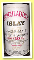 Bruichladdich 10 yo 1965 (95° proof, OB for Samaroli, +/-1975)