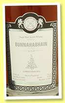Bunnahabhain 1997/2013 (57.8%, Malts of Scotland, Christmas 2013, sherry hogshead, cask #13060, 248 bottles)
