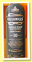 Bushmills 10 yo (40%, OB, Irish single malt, +/-2014) Bushmills 10 yo (40%, OB, Irish single malt, +/-2014)