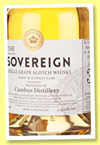 Cambus 30 yo 1985/2015 (53.4%, Hunter Laing, Sovereign, cask #11591,256 bottles) Cambus 30 yo 1985/2015 (53.4%, Hunter Laing, Sovereign, cask #11591,256 bottles)