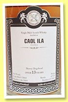 Caol Ila 13 yo 2000/2013 (54.7%, Malts of Scotland, sherry hogshead, cask #MoS 13065, 125 bottles) 