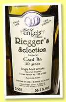 Caol Ila 30 yo 1984/2014 (56.2%, Riegger’s Selection, rum cask finish, 360 bottles, 50cl) 
