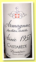 Castarède 1957 (40%, OB, armagnac, +/-2005) Castarède 1957 (40%, OB, armagnac, +/-2005)