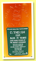 Clynelish 18 yo 1996/2015 (55.5%, Signatory Vintage for The Whisky Exchange, refill sherry, cask #6509, 606 bottles)