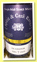 Deanston 7 yo 2006/2014 (49%, Spirit & Cask Range, 390 bottles)