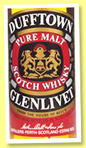 Dufftown-Glenlivet 8 yo (43%, OB, +/-1980) 