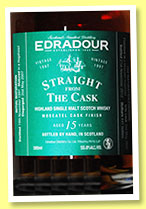 Edradour 15 yo 1997/2012 (55%, OB, Straight From The Cask, finished in Moscatel hogshead, 441 bottles)